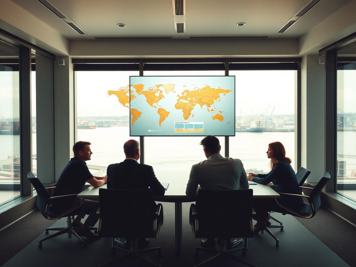Pathfinder Global EXIM trade advisory team reviewing international markets