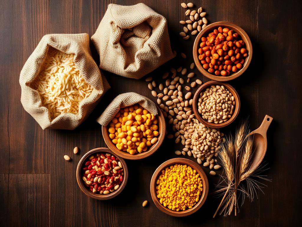 Rice, Grains and Pulses